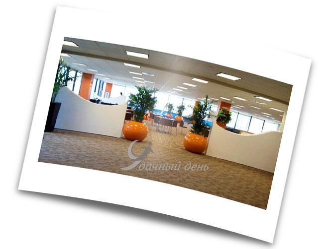 Декор интерьеров бизнес центров цветами и растениями