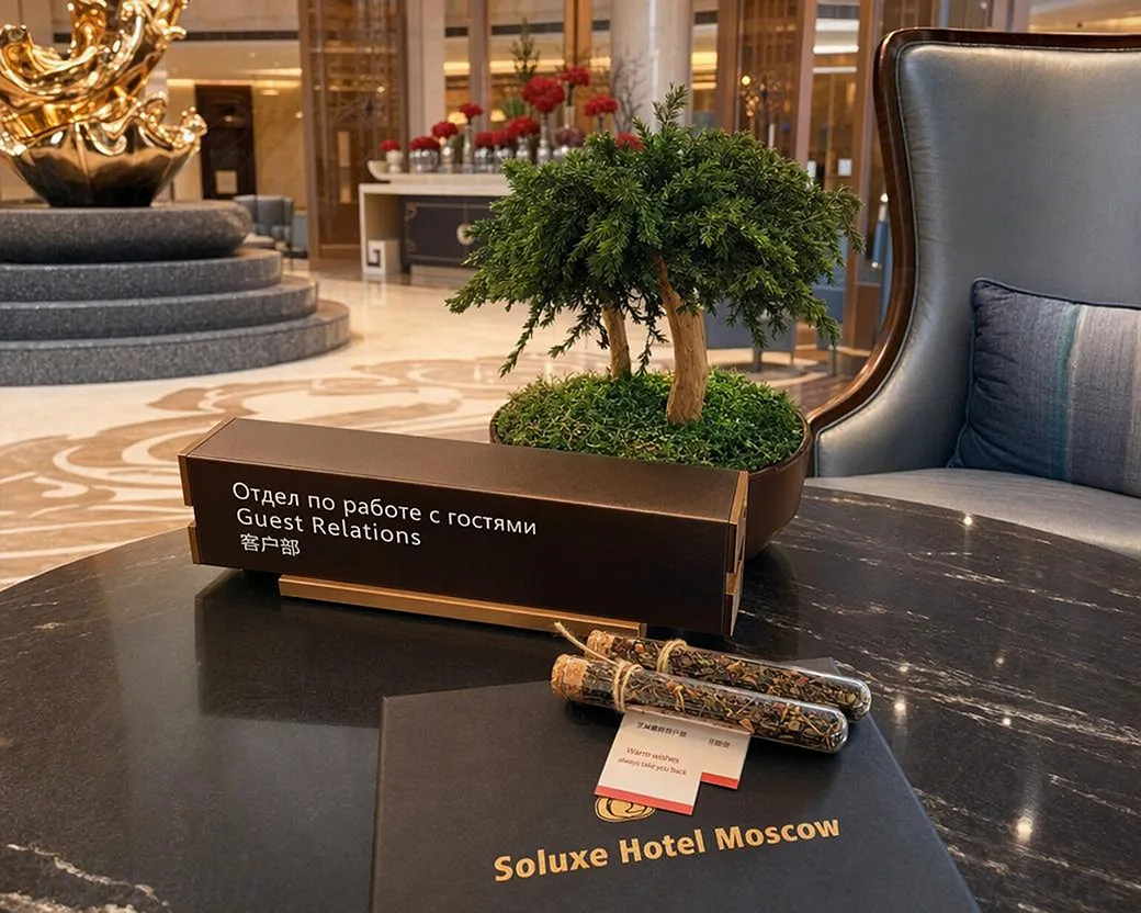 ������� ������ � ����� �� ������ Guest Relations ����� Soluxe Hotel Moscow