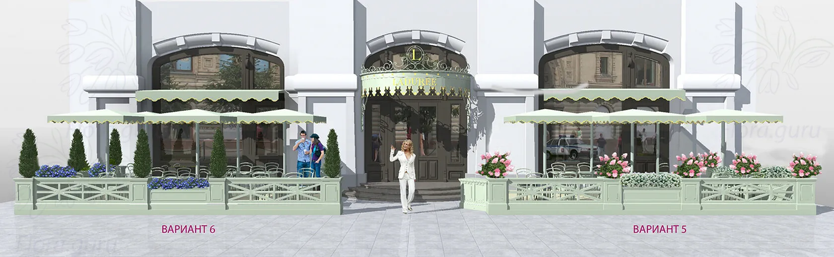 ������-������ ������ ������� ���� Laduree � ������: �������� 5 � 6 � ����������� �� ��� � ��������� �������������